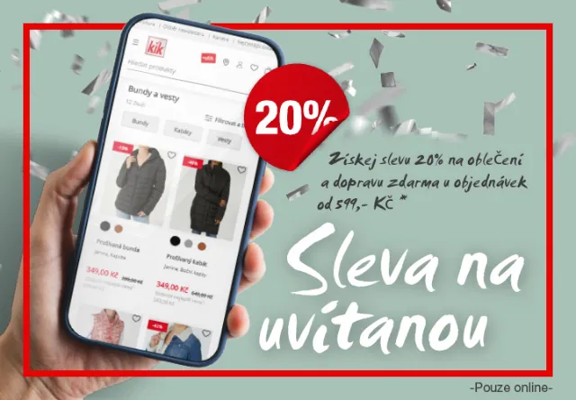 Vítejte na našem nově spuštěném e-shopu KiK pro Českou republiku!